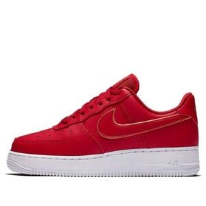 Women's Nike Air Force 1 '07 Essential University Red Gold AO2132-602 Size 7.5